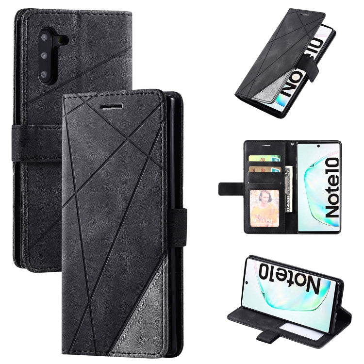 Skin Feel Splicing Horizontal Flip Leather Case with Holder & Card Slots & Wallet & Photo Frame, For Samsung Galaxy Note9, For Samsung Galaxy Note 10, For Samsung Galaxy Note 10 Pro, For Samsung Galaxy S8 Plus, For Samsung Galaxy S9 Plus               ...