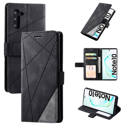 Skin Feel Splicing Horizontal Flip Leather Case with Holder & Card Slots & Wallet & Photo Frame, For Samsung Galaxy Note9, For Samsung Galaxy Note 10, For Samsung Galaxy Note 10 Pro, For Samsung Galaxy S8 Plus, For Samsung Galaxy S9 Plus               ...