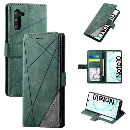 Skin Feel Splicing Horizontal Flip Leather Case with Holder & Card Slots & Wallet & Photo Frame, For Samsung Galaxy Note9, For Samsung Galaxy Note 10, For Samsung Galaxy Note 10 Pro, For Samsung Galaxy S8 Plus, For Samsung Galaxy S9 Plus               ...