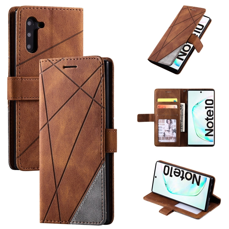 Skin Feel Splicing Horizontal Flip Leather Case with Holder & Card Slots & Wallet & Photo Frame, For Samsung Galaxy Note9, For Samsung Galaxy Note 10, For Samsung Galaxy Note 10 Pro, For Samsung Galaxy S8 Plus, For Samsung Galaxy S9 Plus               ...