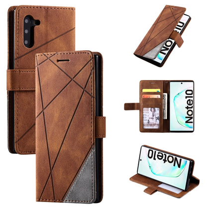 Skin Feel Splicing Horizontal Flip Leather Case with Holder & Card Slots & Wallet & Photo Frame, For Samsung Galaxy Note9, For Samsung Galaxy Note 10, For Samsung Galaxy Note 10 Pro, For Samsung Galaxy S8 Plus, For Samsung Galaxy S9 Plus               ...