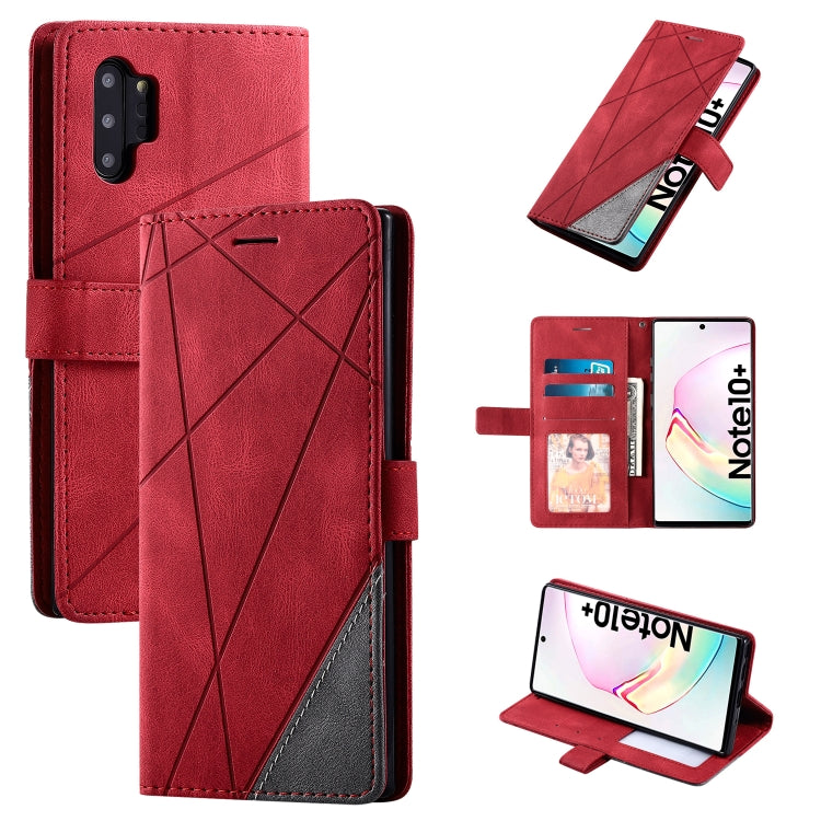 Skin Feel Splicing Horizontal Flip Leather Case with Holder & Card Slots & Wallet & Photo Frame, For Samsung Galaxy Note9, For Samsung Galaxy Note 10, For Samsung Galaxy Note 10 Pro, For Samsung Galaxy S8 Plus, For Samsung Galaxy S9 Plus               ...