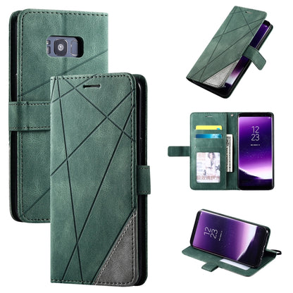Skin Feel Splicing Horizontal Flip Leather Case with Holder & Card Slots & Wallet & Photo Frame, For Samsung Galaxy Note9, For Samsung Galaxy Note 10, For Samsung Galaxy Note 10 Pro, For Samsung Galaxy S8 Plus, For Samsung Galaxy S9 Plus               ...