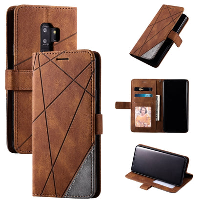Skin Feel Splicing Horizontal Flip Leather Case with Holder & Card Slots & Wallet & Photo Frame, For Samsung Galaxy Note9, For Samsung Galaxy Note 10, For Samsung Galaxy Note 10 Pro, For Samsung Galaxy S8 Plus, For Samsung Galaxy S9 Plus               ...