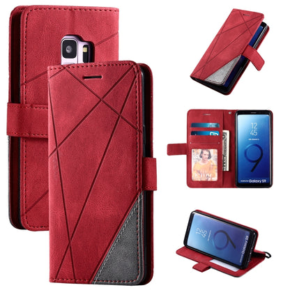 Skin Feel Splicing Horizontal Flip Leather Case with Holder & Card Slots & Wallet & Photo Frame, For Samsung Galaxy Note9, For Samsung Galaxy Note 10, For Samsung Galaxy Note 10 Pro, For Samsung Galaxy S8 Plus, For Samsung Galaxy S9 Plus               ...