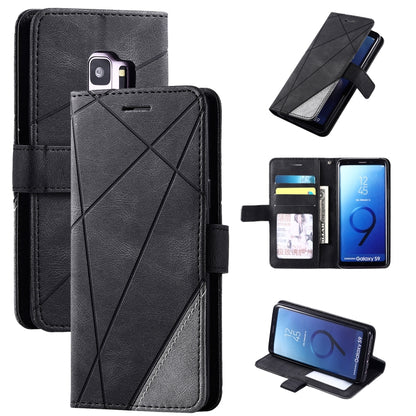 Skin Feel Splicing Horizontal Flip Leather Case with Holder & Card Slots & Wallet & Photo Frame, For Samsung Galaxy Note9, For Samsung Galaxy Note 10, For Samsung Galaxy Note 10 Pro, For Samsung Galaxy S8 Plus, For Samsung Galaxy S9 Plus               ...