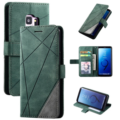 Skin Feel Splicing Horizontal Flip Leather Case with Holder & Card Slots & Wallet & Photo Frame, For Samsung Galaxy Note9, For Samsung Galaxy Note 10, For Samsung Galaxy Note 10 Pro, For Samsung Galaxy S8 Plus, For Samsung Galaxy S9 Plus               ...