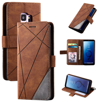 Skin Feel Splicing Horizontal Flip Leather Case with Holder & Card Slots & Wallet & Photo Frame, For Samsung Galaxy Note9, For Samsung Galaxy Note 10, For Samsung Galaxy Note 10 Pro, For Samsung Galaxy S8 Plus, For Samsung Galaxy S9 Plus               ...