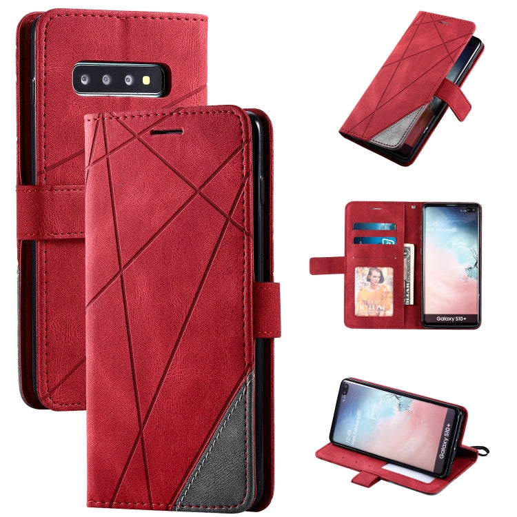 Skin Feel Splicing Horizontal Flip Leather Case with Holder & Card Slots & Wallet & Photo Frame, For Samsung Galaxy Note9, For Samsung Galaxy Note 10, For Samsung Galaxy Note 10 Pro, For Samsung Galaxy S8 Plus, For Samsung Galaxy S9 Plus               ...