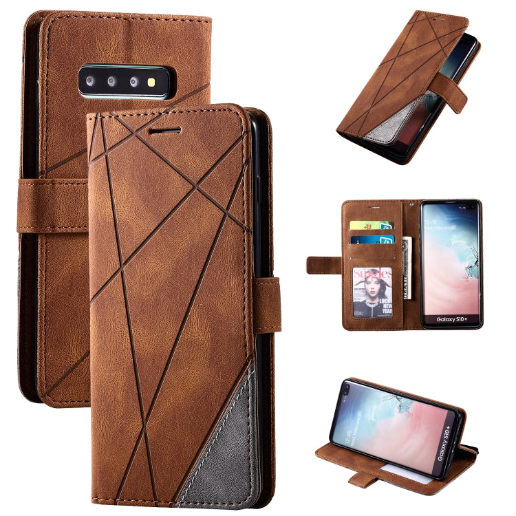 Skin Feel Splicing Horizontal Flip Leather Case with Holder & Card Slots & Wallet & Photo Frame, For Samsung Galaxy Note9, For Samsung Galaxy Note 10, For Samsung Galaxy Note 10 Pro, For Samsung Galaxy S8 Plus, For Samsung Galaxy S9 Plus               ...