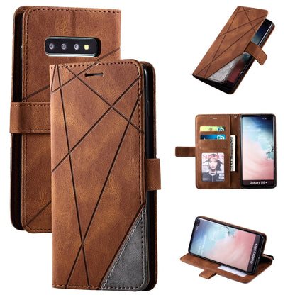 Skin Feel Splicing Horizontal Flip Leather Case with Holder & Card Slots & Wallet & Photo Frame, For Samsung Galaxy Note9, For Samsung Galaxy Note 10, For Samsung Galaxy Note 10 Pro, For Samsung Galaxy S8 Plus, For Samsung Galaxy S9 Plus               ...