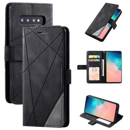 Skin Feel Splicing Horizontal Flip Leather Case with Holder & Card Slots & Wallet & Photo Frame, For Samsung Galaxy Note9, For Samsung Galaxy Note 10, For Samsung Galaxy Note 10 Pro, For Samsung Galaxy S8 Plus, For Samsung Galaxy S9 Plus               ...
