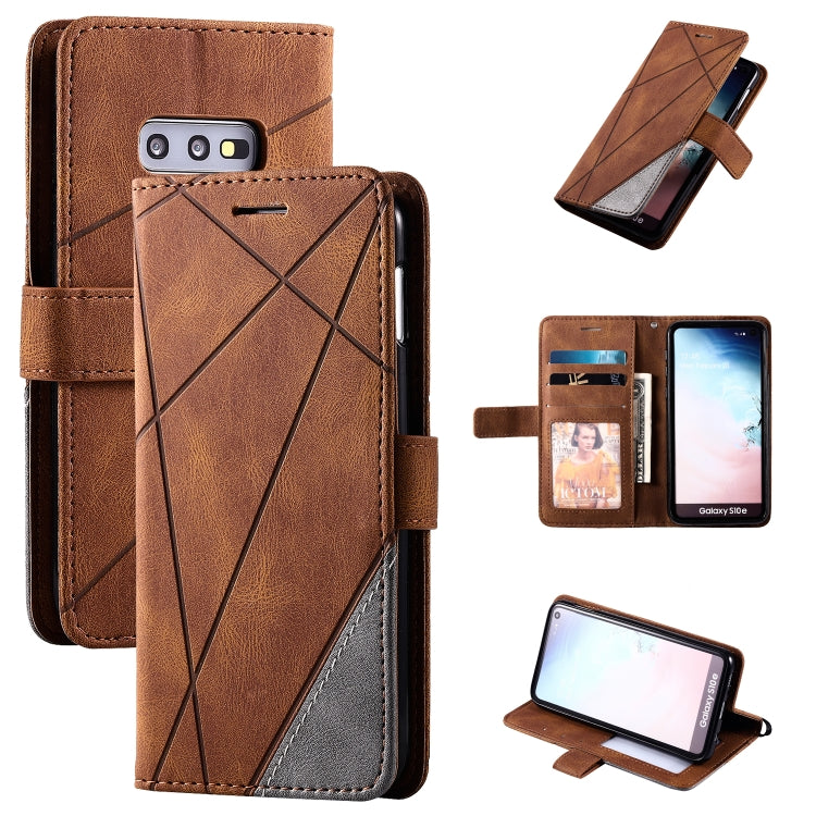 Skin Feel Splicing Horizontal Flip Leather Case with Holder & Card Slots & Wallet & Photo Frame, For Samsung Galaxy Note9, For Samsung Galaxy Note 10, For Samsung Galaxy Note 10 Pro, For Samsung Galaxy S8 Plus, For Samsung Galaxy S9 Plus               ...