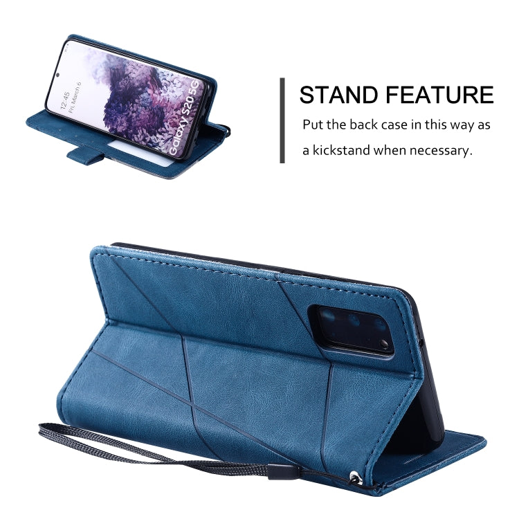 Skin Feel Splicing Horizontal Flip Leather Case with Holder & Card Slots & Wallet & Photo Frame, For Samsung Galaxy S20, For Samsung Galaxy S20 Plus, For Samsung Galaxy S20 Ultra, For Samsung Galaxy S8, For Samsung Galaxy J6, For Samsung Galaxy A50    ...