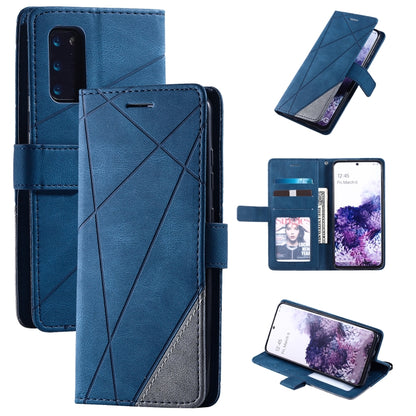 Skin Feel Splicing Horizontal Flip Leather Case with Holder & Card Slots & Wallet & Photo Frame, For Samsung Galaxy S20, For Samsung Galaxy S20 Plus, For Samsung Galaxy S20 Ultra, For Samsung Galaxy S8, For Samsung Galaxy J6, For Samsung Galaxy A50    ...