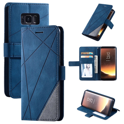 Skin Feel Splicing Horizontal Flip Leather Case with Holder & Card Slots & Wallet & Photo Frame, For Samsung Galaxy S20, For Samsung Galaxy S20 Plus, For Samsung Galaxy S20 Ultra, For Samsung Galaxy S8, For Samsung Galaxy J6, For Samsung Galaxy A50    ...
