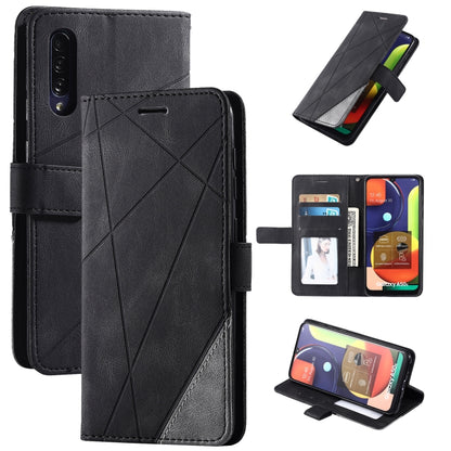 Skin Feel Splicing Horizontal Flip Leather Case with Holder & Card Slots & Wallet & Photo Frame, For Samsung Galaxy S20, For Samsung Galaxy S20 Plus, For Samsung Galaxy S20 Ultra, For Samsung Galaxy S8, For Samsung Galaxy J6, For Samsung Galaxy A50    ...
