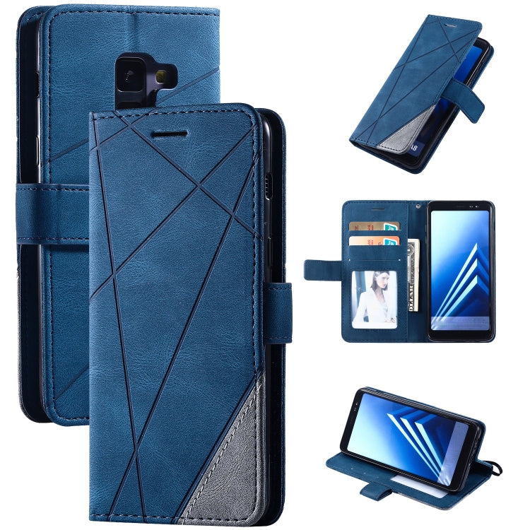 Skin Feel Splicing Horizontal Flip Leather Case with Holder & Card Slots & Wallet & Photo Frame, For Samsung Galaxy S20, For Samsung Galaxy S20 Plus, For Samsung Galaxy S20 Ultra, For Samsung Galaxy S8, For Samsung Galaxy J6, For Samsung Galaxy A50    ...