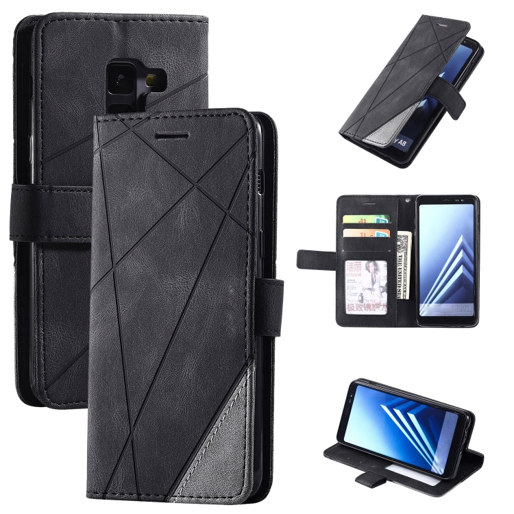 Skin Feel Splicing Horizontal Flip Leather Case with Holder & Card Slots & Wallet & Photo Frame, For Samsung Galaxy S20, For Samsung Galaxy S20 Plus, For Samsung Galaxy S20 Ultra, For Samsung Galaxy S8, For Samsung Galaxy J6, For Samsung Galaxy A50    ...