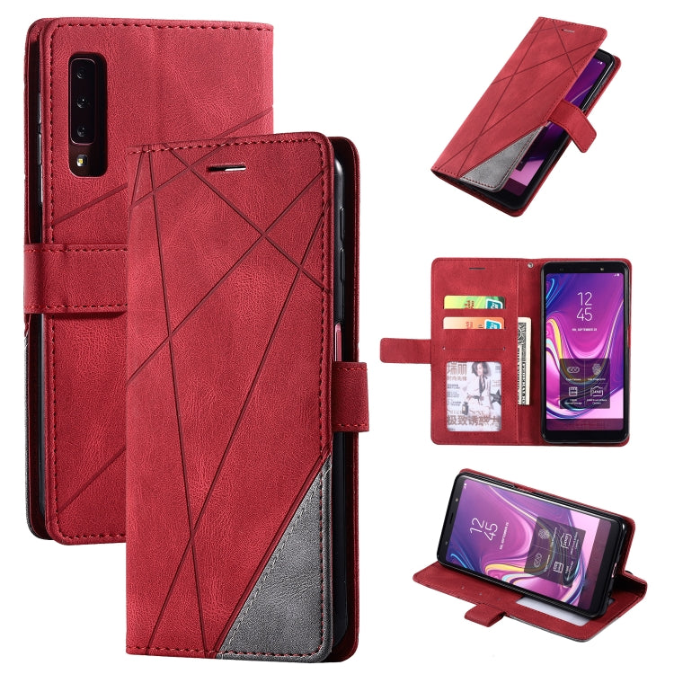 Skin Feel Splicing Horizontal Flip Leather Case with Holder & Card Slots & Wallet & Photo Frame, For Samsung Galaxy S20, For Samsung Galaxy S20 Plus, For Samsung Galaxy S20 Ultra, For Samsung Galaxy S8, For Samsung Galaxy J6, For Samsung Galaxy A50    ...