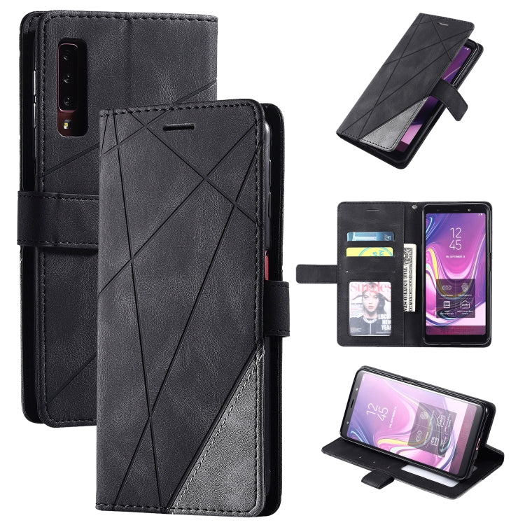 Skin Feel Splicing Horizontal Flip Leather Case with Holder & Card Slots & Wallet & Photo Frame, For Samsung Galaxy S20, For Samsung Galaxy S20 Plus, For Samsung Galaxy S20 Ultra, For Samsung Galaxy S8, For Samsung Galaxy J6, For Samsung Galaxy A50    ...