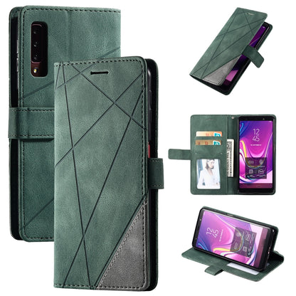 Skin Feel Splicing Horizontal Flip Leather Case with Holder & Card Slots & Wallet & Photo Frame, For Samsung Galaxy S20, For Samsung Galaxy S20 Plus, For Samsung Galaxy S20 Ultra, For Samsung Galaxy S8, For Samsung Galaxy J6, For Samsung Galaxy A50    ...