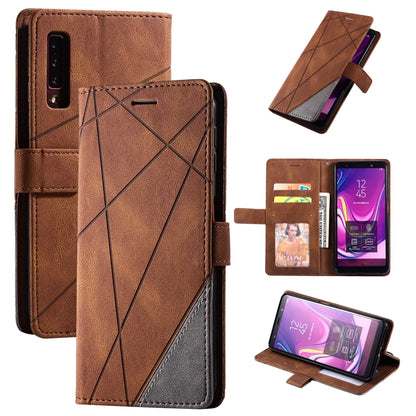 Skin Feel Splicing Horizontal Flip Leather Case with Holder & Card Slots & Wallet & Photo Frame, For Samsung Galaxy S20, For Samsung Galaxy S20 Plus, For Samsung Galaxy S20 Ultra, For Samsung Galaxy S8, For Samsung Galaxy J6, For Samsung Galaxy A50    ...