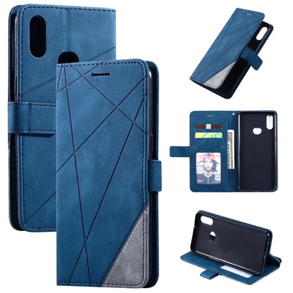 Skin Feel Splicing Horizontal Flip Leather Case with Holder & Card Slots & Wallet & Photo Frame, For Samsung Galaxy S20, For Samsung Galaxy S20 Plus, For Samsung Galaxy S20 Ultra, For Samsung Galaxy S8, For Samsung Galaxy J6, For Samsung Galaxy A50    ...