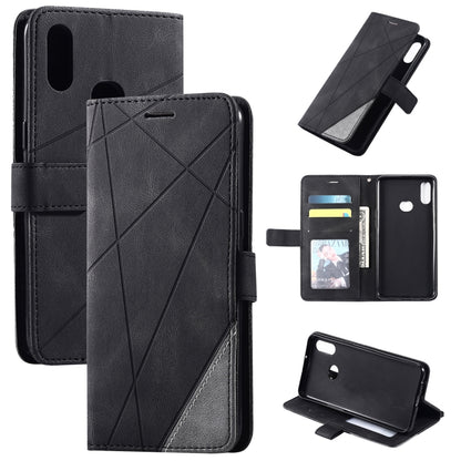 Skin Feel Splicing Horizontal Flip Leather Case with Holder & Card Slots & Wallet & Photo Frame, For Samsung Galaxy S20, For Samsung Galaxy S20 Plus, For Samsung Galaxy S20 Ultra, For Samsung Galaxy S8, For Samsung Galaxy J6, For Samsung Galaxy A50    ...