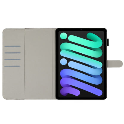 Painted Leather Smart Tablet Case, For iPad mini 6 / mini 2024, For iPad Pro 11 2022 / 2021 / 2020, For iPad 10th Gen 10.9 2022, For iPad 10.2 2021 / 2020, For iPad mini 5 / 4 / 3 / 2 / 1, For iPad Air / Air 2 / 9.7 2017 / 2018