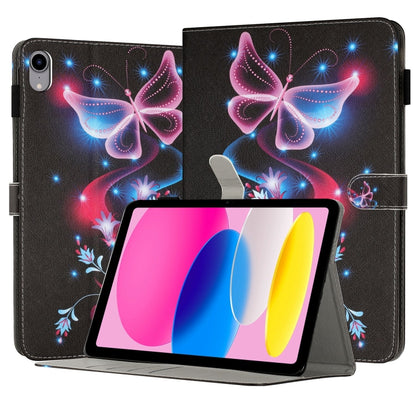 Painted Leather Smart Tablet Case, For iPad mini 6 / mini 2024, For iPad Pro 11 2022 / 2021 / 2020, For iPad 10th Gen 10.9 2022, For iPad 10.2 2021 / 2020, For iPad mini 5 / 4 / 3 / 2 / 1, For iPad Air / Air 2 / 9.7 2017 / 2018