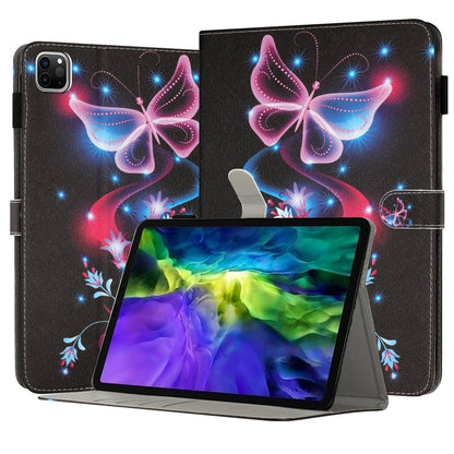 Painted Leather Smart Tablet Case, For iPad mini 6 / mini 2024, For iPad Pro 11 2022 / 2021 / 2020, For iPad 10th Gen 10.9 2022, For iPad 10.2 2021 / 2020, For iPad mini 5 / 4 / 3 / 2 / 1, For iPad Air / Air 2 / 9.7 2017 / 2018