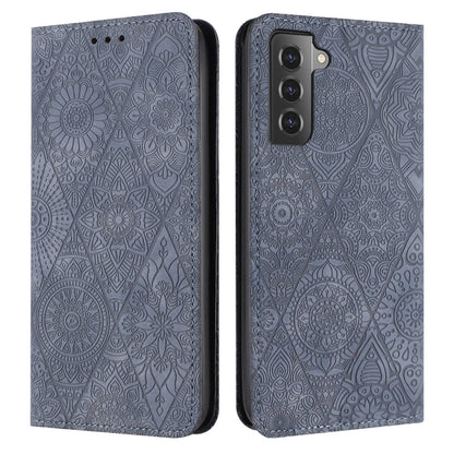 Ethnic Embossed Adsorption Leather Phone Case, For Samsung Galaxy S23 5G, For Samsung Galaxy S23 Ultra 5G, For Samsung Galaxy S22 5G, For Samsung Galaxy S22+ 5G, For Samsung Galaxy S22 Ultra 5G, For Samsung Galaxy S21 5G, For Samsung Galaxy S21+ 5G    ...