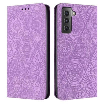 Ethnic Embossed Adsorption Leather Phone Case, For Samsung Galaxy S23 5G, For Samsung Galaxy S23 Ultra 5G, For Samsung Galaxy S22 5G, For Samsung Galaxy S22+ 5G, For Samsung Galaxy S22 Ultra 5G, For Samsung Galaxy S21 5G, For Samsung Galaxy S21+ 5G    ...