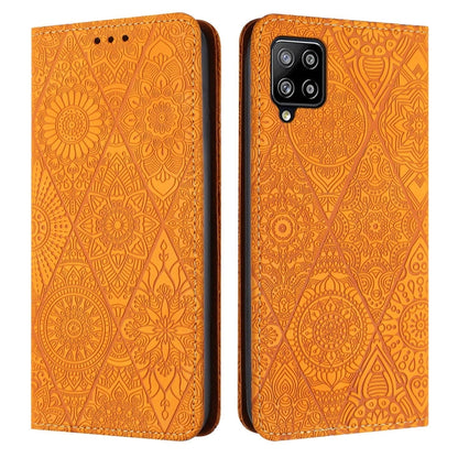 Ethnic Embossed Adsorption Leather Phone Case, For Samsung Galaxy A42 5G, For Samsung Galaxy A52 4G/5G, For Samsung Galaxy A53 5G, For Samsung Galaxy A54 5G, For Samsung Galaxy A72 4G/5G, For Samsung Galaxy A73 5G, For Samsung Galaxy S10               ...