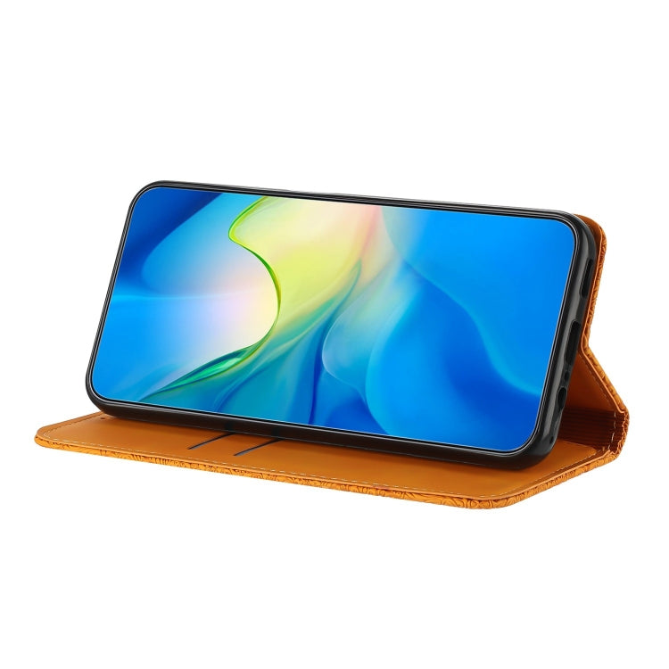 Ethnic Embossed Adsorption Leather Phone Case, For Samsung Galaxy A42 5G, For Samsung Galaxy A52 4G/5G, For Samsung Galaxy A53 5G, For Samsung Galaxy A54 5G, For Samsung Galaxy A72 4G/5G, For Samsung Galaxy A73 5G, For Samsung Galaxy S10               ...