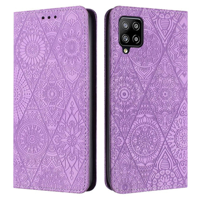 Ethnic Embossed Adsorption Leather Phone Case, For Samsung Galaxy A42 5G, For Samsung Galaxy A52 4G/5G, For Samsung Galaxy A53 5G, For Samsung Galaxy A54 5G, For Samsung Galaxy A72 4G/5G, For Samsung Galaxy A73 5G, For Samsung Galaxy S10               ...