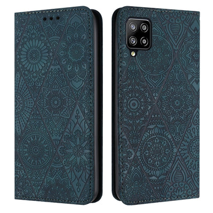 Ethnic Embossed Adsorption Leather Phone Case, For Samsung Galaxy A42 5G, For Samsung Galaxy A52 4G/5G, For Samsung Galaxy A53 5G, For Samsung Galaxy A54 5G, For Samsung Galaxy A72 4G/5G, For Samsung Galaxy A73 5G, For Samsung Galaxy S10               ...