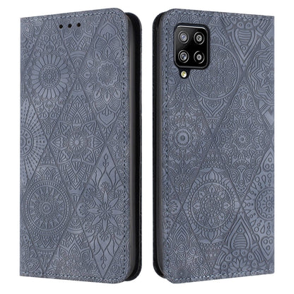 Ethnic Embossed Adsorption Leather Phone Case, For Samsung Galaxy A42 5G, For Samsung Galaxy A52 4G/5G, For Samsung Galaxy A53 5G, For Samsung Galaxy A54 5G, For Samsung Galaxy A72 4G/5G, For Samsung Galaxy A73 5G, For Samsung Galaxy S10               ...