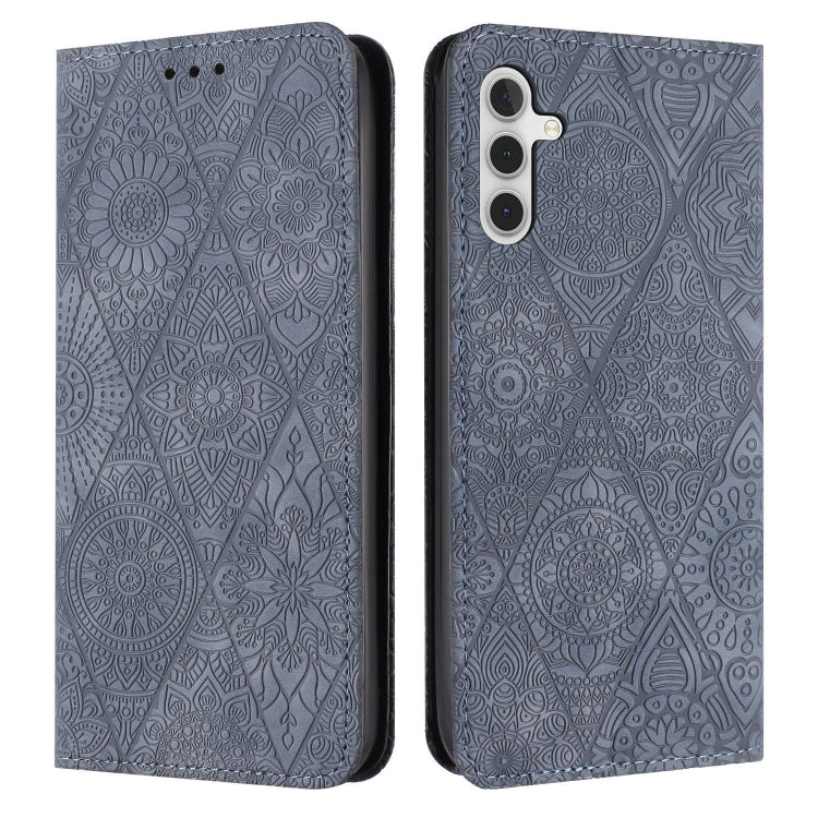 Ethnic Embossed Adsorption Leather Phone Case, For Samsung Galaxy A42 5G, For Samsung Galaxy A52 4G/5G, For Samsung Galaxy A53 5G, For Samsung Galaxy A54 5G, For Samsung Galaxy A72 4G/5G, For Samsung Galaxy A73 5G, For Samsung Galaxy S10               ...