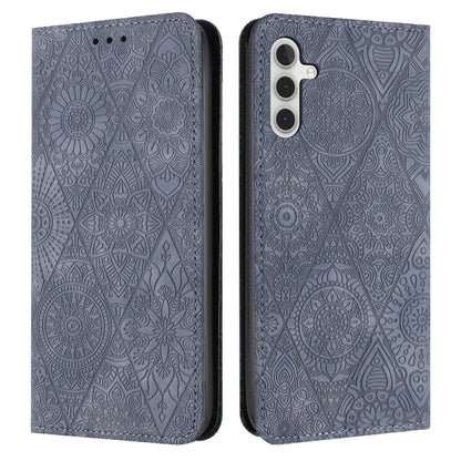 Ethnic Embossed Adsorption Leather Phone Case, For Samsung Galaxy A42 5G, For Samsung Galaxy A52 4G/5G, For Samsung Galaxy A53 5G, For Samsung Galaxy A54 5G, For Samsung Galaxy A72 4G/5G, For Samsung Galaxy A73 5G, For Samsung Galaxy S10               ...