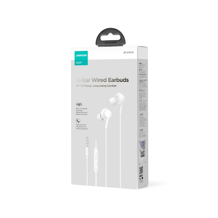 JOYRO0M JR-EW02 3.5mm In-Ear Wired Earphone, Length: 1.2m, JR-EW02