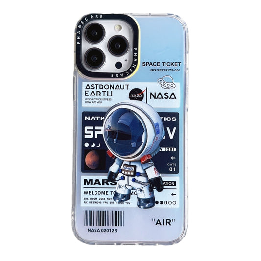 Astronaut Pattern Shockproof PC Protective Phone Case, For iPhone 14 Pro Max, For iPhone 14 Pro, For iPhone 14 Plus, For iPhone 14, For iPhone 13 Pro Max, For iPhone 13 Pro, For iPhone 13, For iPhone 12 Pro Max, For iPhone 12 Pro, For iPhone 12