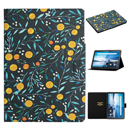 Flower Pattern Horizontal Flip Leather Case with Card Slots & Holder, For Huawei MediaPad M5 lite 10.1, For Huawei MediaPad T5, For Lenovo Tab M10, For Lenovo Tab M10 Plus, For Samsung Galaxy Tab A 8.0 2019, For Samsung Galaxy Tab A 10.1 (2019)        ...