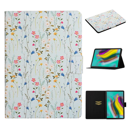 Flower Pattern Horizontal Flip Leather Case with Card Slots & Holder, For Huawei MediaPad M5 lite 10.1, For Huawei MediaPad T5, For Lenovo Tab M10, For Lenovo Tab M10 Plus, For Samsung Galaxy Tab A 8.0 2019, For Samsung Galaxy Tab A 10.1 (2019)        ...