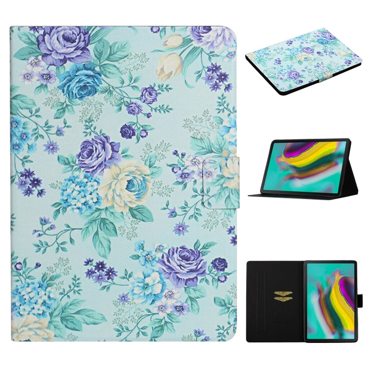 Flower Pattern Horizontal Flip Leather Case with Card Slots & Holder, For Samsung Galaxy Tab S6, For Amazon Kindle Fire 7 (2019), For Amazon Kindle Fire HD 8 (2020), For Amazon Kindle Fire HD 10, For iPad 5, For iPad 10.2, For iPad Pro 10.5 inch       ...