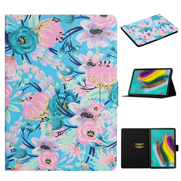 Flower Pattern Horizontal Flip Leather Case with Card Slots & Holder, For Samsung Galaxy Tab S6, For Amazon Kindle Fire 7 (2019), For Amazon Kindle Fire HD 8 (2020), For Amazon Kindle Fire HD 10, For iPad 5, For iPad 10.2, For iPad Pro 10.5 inch       ...