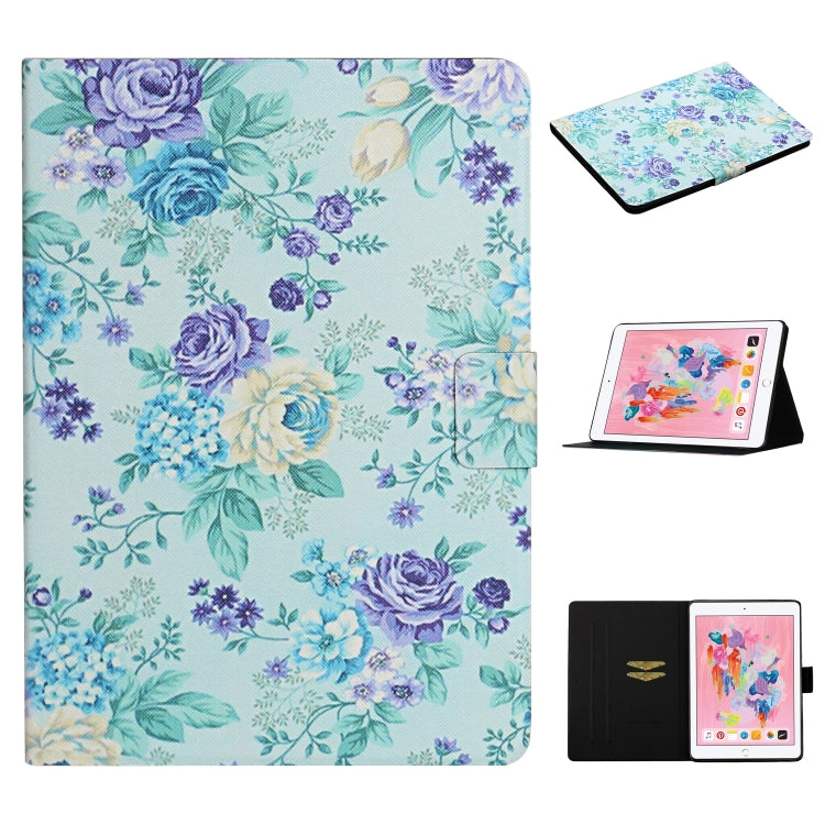 Flower Pattern Horizontal Flip Leather Case with Card Slots & Holder, For Samsung Galaxy Tab S6, For Amazon Kindle Fire 7 (2019), For Amazon Kindle Fire HD 8 (2020), For Amazon Kindle Fire HD 10, For iPad 5, For iPad 10.2, For iPad Pro 10.5 inch       ...