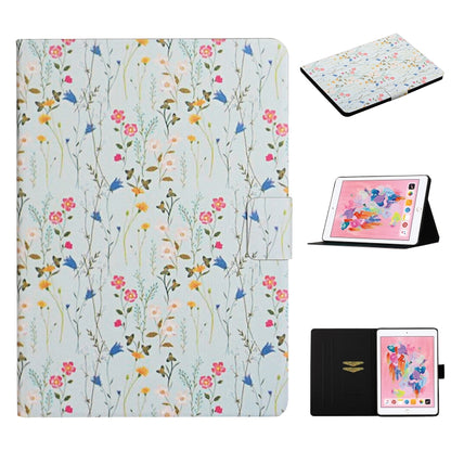 Flower Pattern Horizontal Flip Leather Case with Card Slots & Holder, For Samsung Galaxy Tab S6, For Amazon Kindle Fire 7 (2019), For Amazon Kindle Fire HD 8 (2020), For Amazon Kindle Fire HD 10, For iPad 5, For iPad 10.2, For iPad Pro 10.5 inch       ...