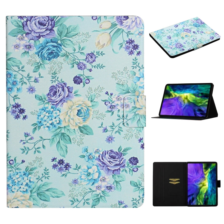 Flower Pattern Horizontal Flip Leather Case with Card Slots & Holder, For Samsung Galaxy Tab S6, For Amazon Kindle Fire 7 (2019), For Amazon Kindle Fire HD 8 (2020), For Amazon Kindle Fire HD 10, For iPad 5, For iPad 10.2, For iPad Pro 10.5 inch       ...